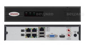 BK0104H2-P4 4-канальный IP-видеорегистратор с PoE-коммутатором
