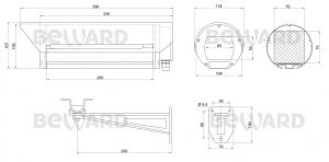 B10XX-K220 термокожух с питанием 220 В для IP-камер