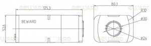 BD4780 5 Мп IP камера с аппаратным WDR с матрицей PureCel®